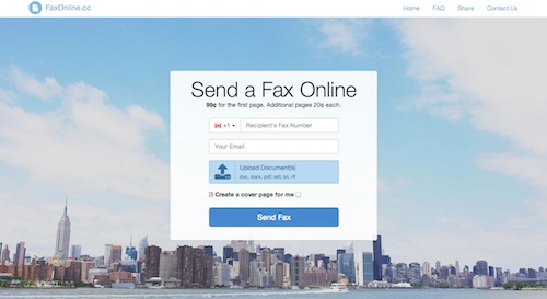 Send a Fax Online